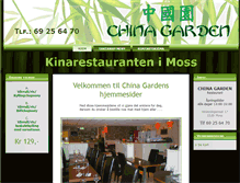 Tablet Screenshot of china-garden.no